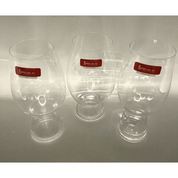NIB Spiegelau Craft Beer Glasses Tasting Kit Set of 3 IPA Stout Crystal Barware - Picture 7 of 10